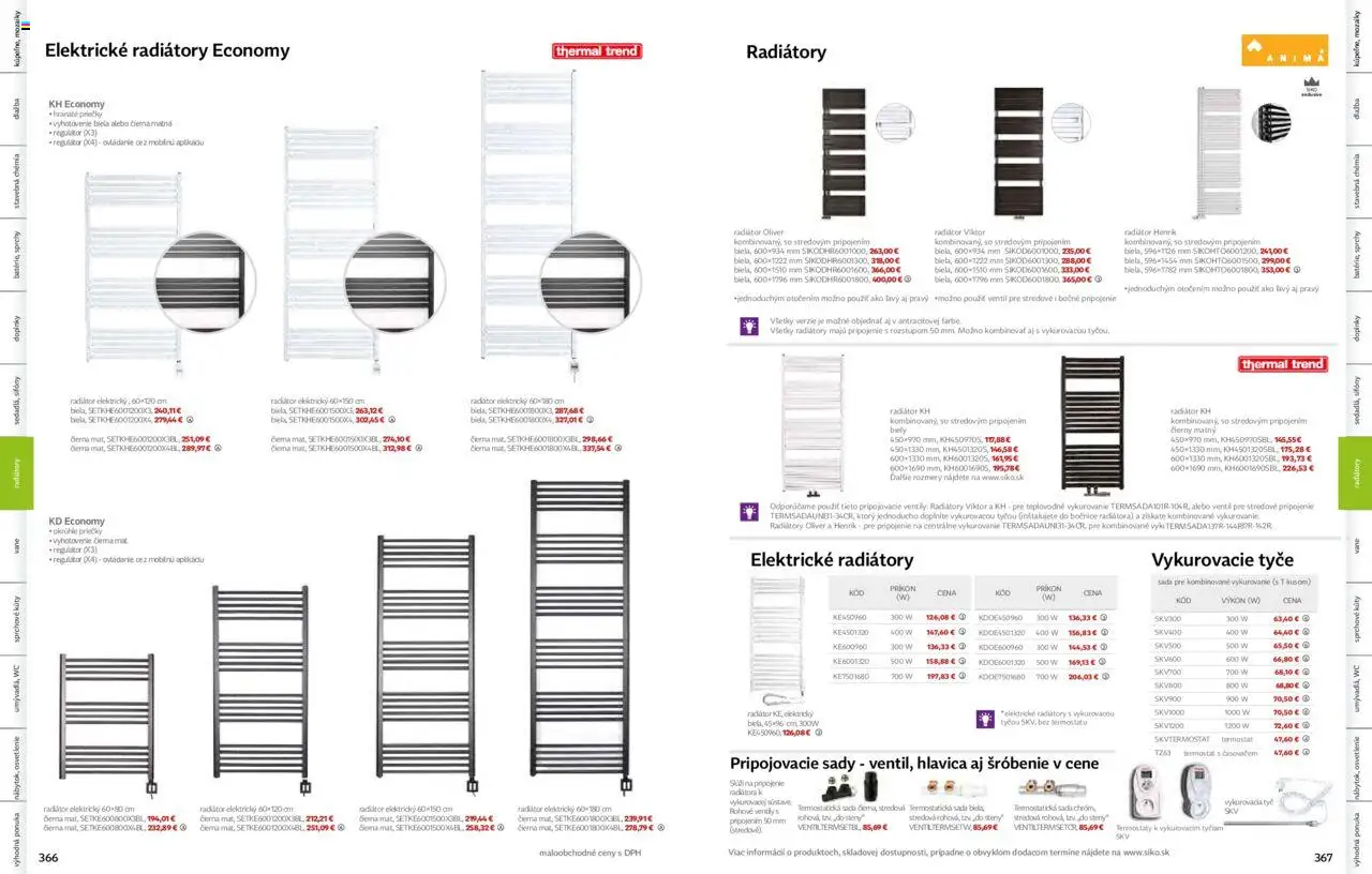 Nové Siko akcie – leták je platný od 01.09.2025 | Strana: 184 | Produkty: Osvetlenie, Ventil, Termostat, Dlažba