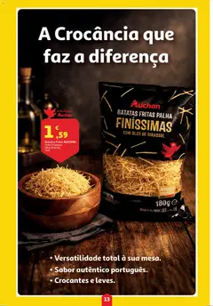 Pré-visualização Auchan folheto válido de 26.03.2026 | Página: 13 | Produtos: Batata, Óleo, Batatas fritas