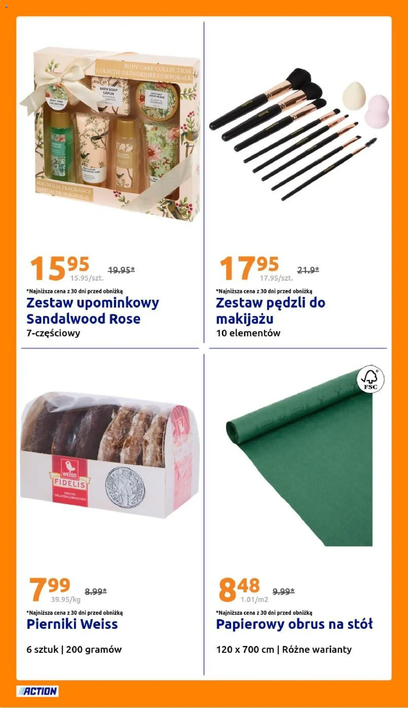 Action Gazetka od 17.12.2025 | Strona: 22 | Produkty: Pierniki, Stół, Body