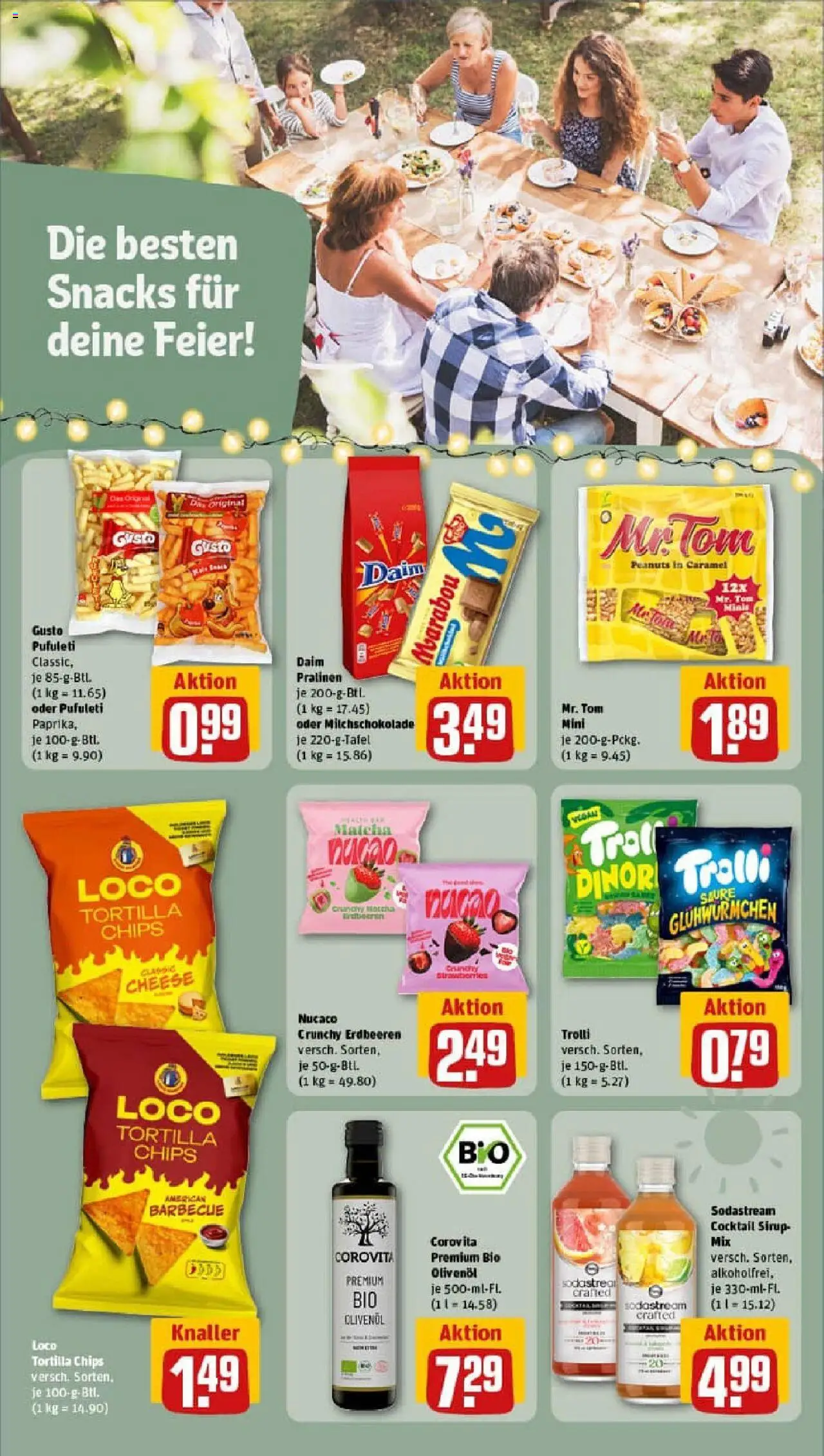Rewe prospekt Karben	 - gültig ab dem 24.08.2025 | Seite: 18 | Produkte: Sirup, Erdbeeren, Chips, Sodastream