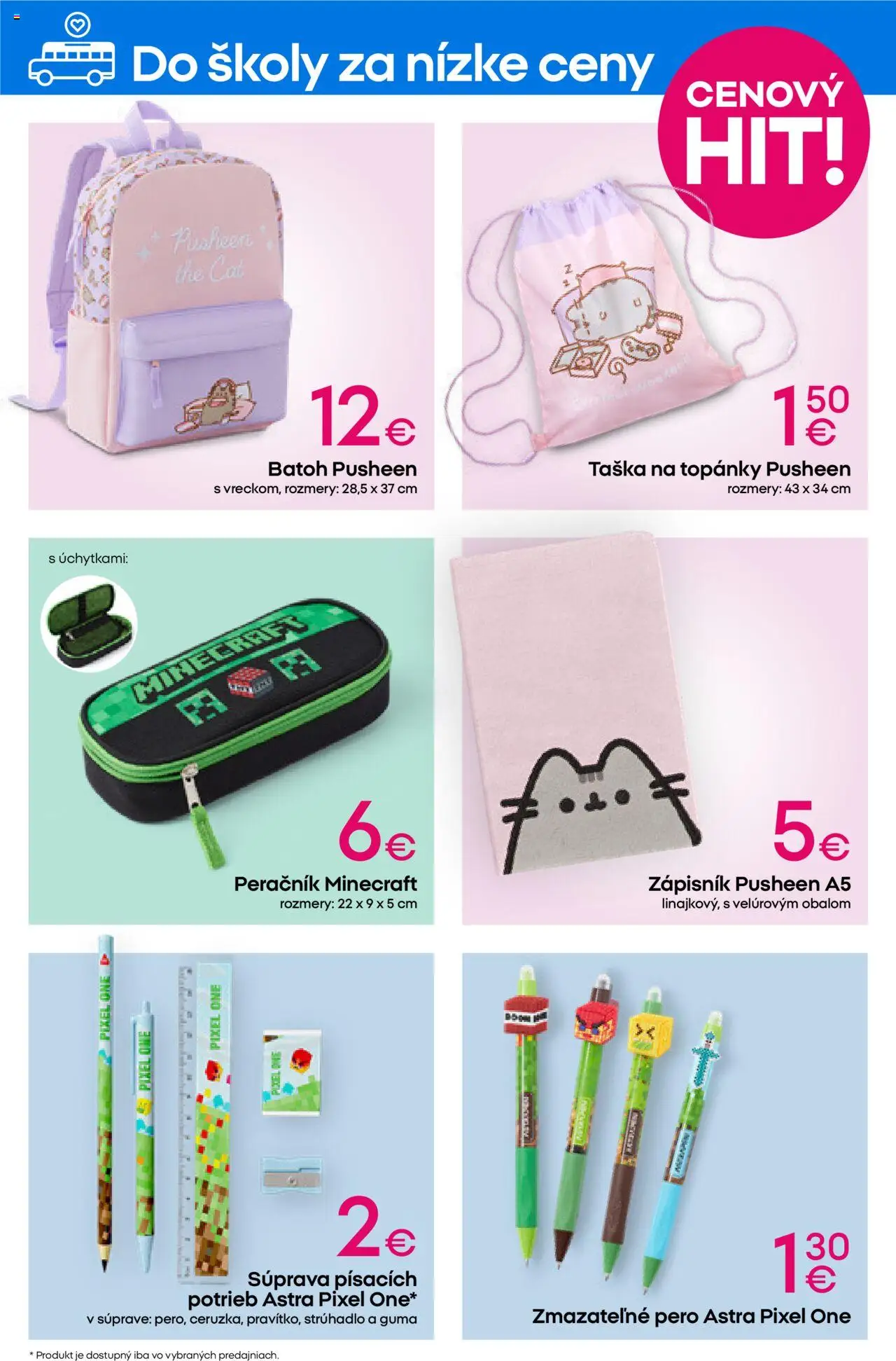 Pepco leták │ platný od 07.08.2025 | Strana: 11 | Produkty: Strúhadlo, Peračník, Batoh, Topánky