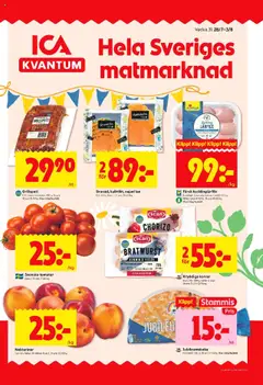 ICA Kvantum - erbjudanden - Förhandsvisning av reklamblad från butik ICA Kvantum aktuell från 28.07.2025