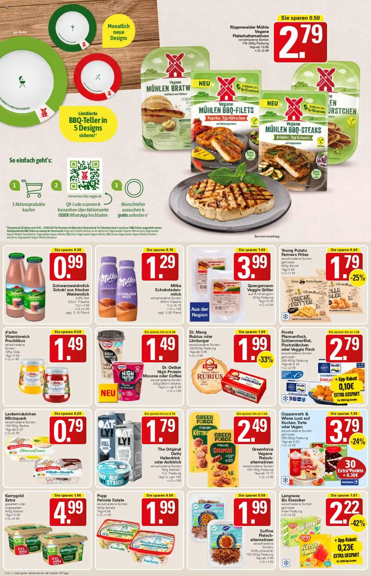 WEZ Prospekt - gültig ab dem 21.07.2025 | Seite: 8 | Produkte: Mühle, Milka, Haferdrink, Oatly