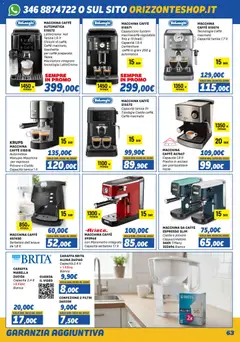 Anteprima del volantino Orizzonte Elettrodomestici catalogo valido a partire dal 01.11.2025 | Pagina: 63