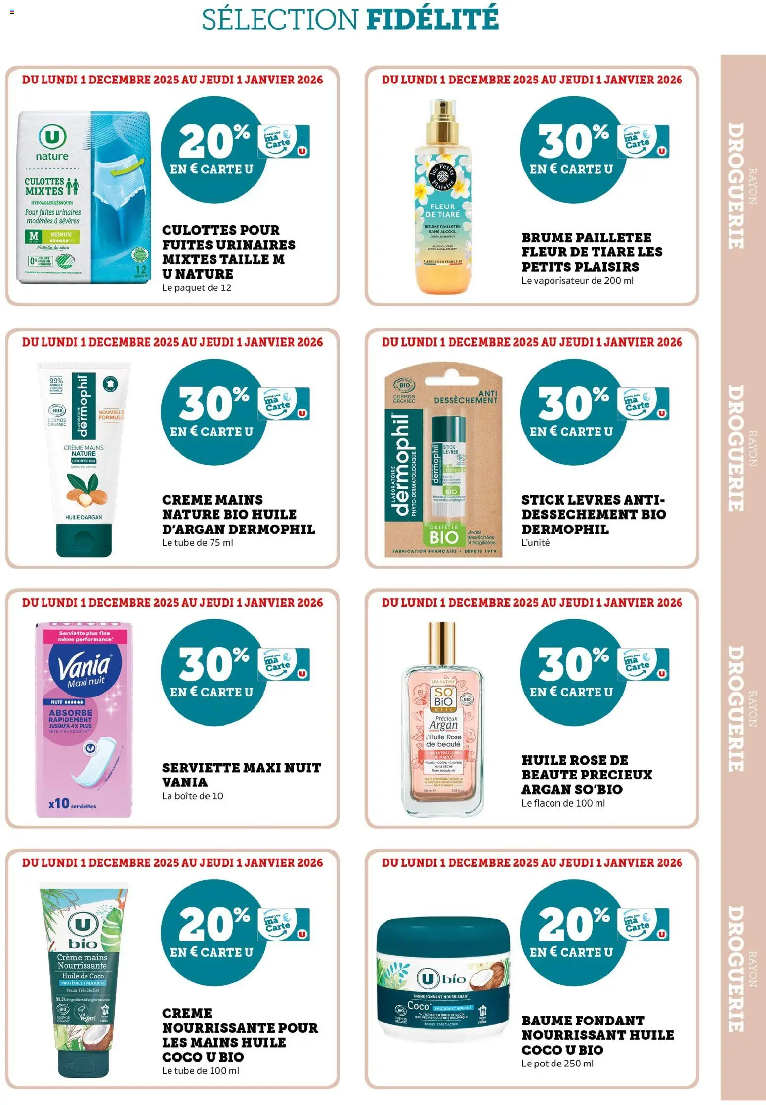 {H1} | Page: 13 | Produits: Body, Huile de coco, Vaporisateur, Huile