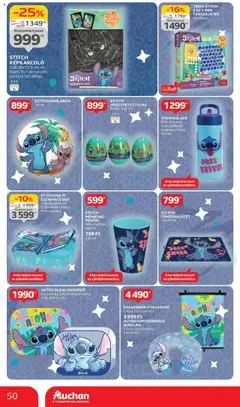 Auchan akciós ujság - amely érvényes a következő dátumtól: 05.06.2025 | Oldal: 50 | Termékek: Szendvics, Kulacs, Tojás, Társasjáték