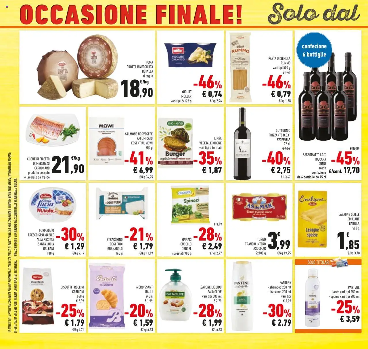 Volantino Conad del 22.10.2025 | Pagina: 38 | Prodotti: Sapone, Formaggio, Spinaci, Stracchino