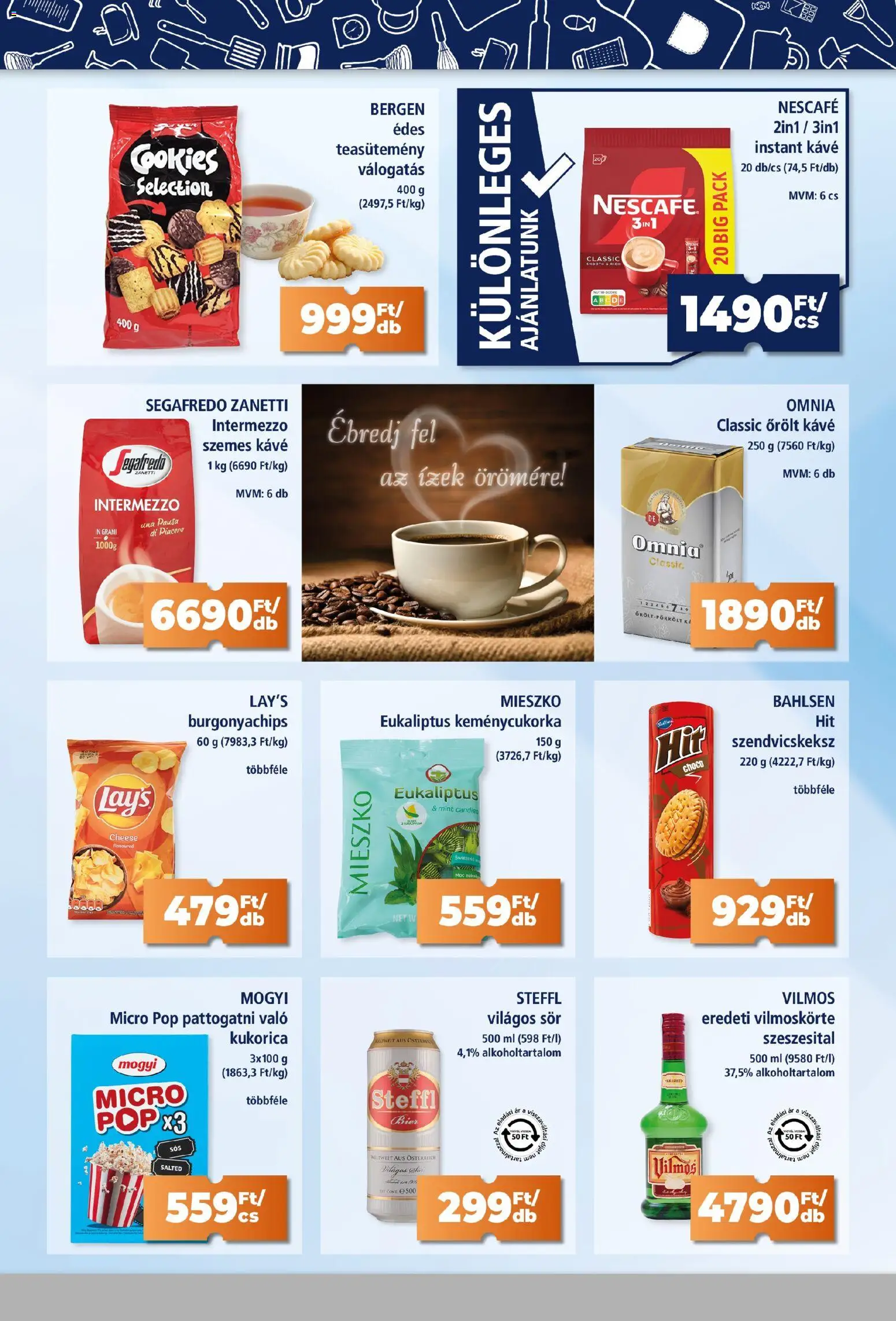 Goods Market akciós ujság - amely érvényes a következő dátumtól: 05.03.2026 | Oldal: 7 | Termékek: Nescafé, Teasütemény, Kávé, Instant kávé