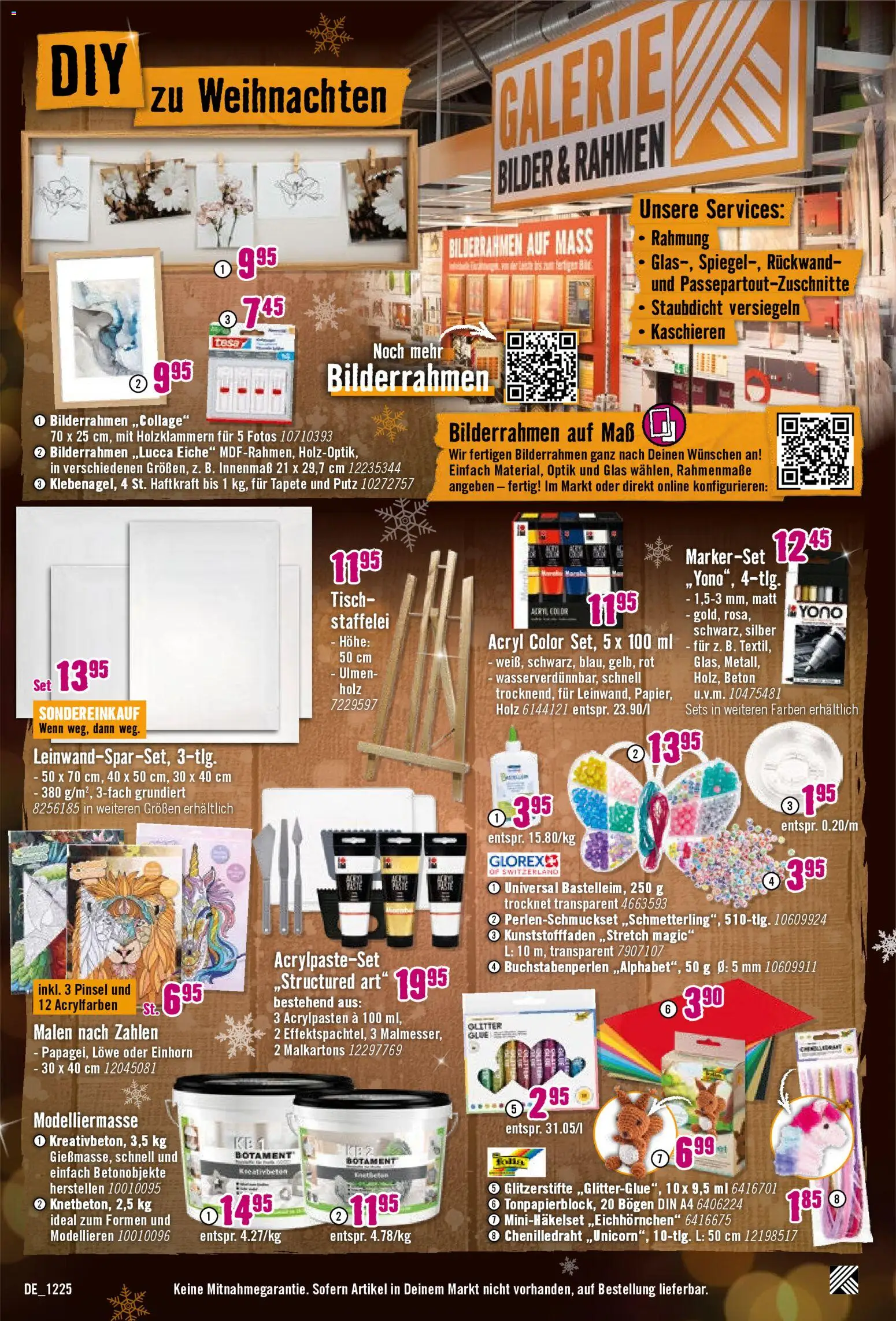 Hornbach Prospekt 	 – gültig ab 28.11.2025 | Seite: 7 | Produkte: Tisch, Pinsel, Bilder, Bilderrahmen