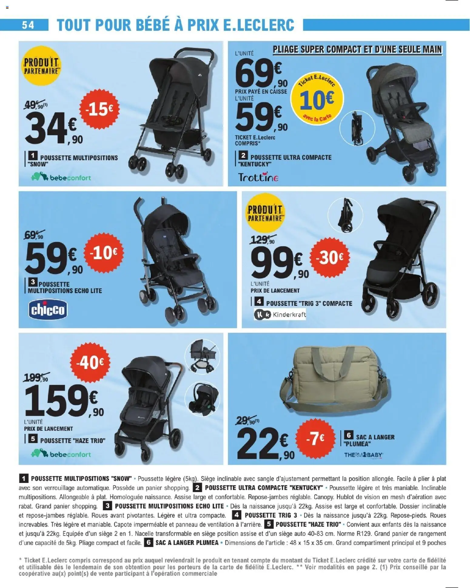 {H1} | Page: 54 | Produits: Sac, Panier, Siège auto