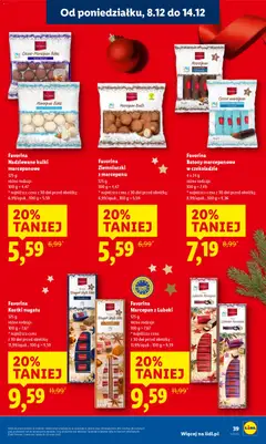 Pogląd oferty "Favorina Ziemniaczki z marcepanu, 125 g" - ważna od 08.12.2025 | Strona: 47 | Produkty: Ziemniaczki, Rum, Marcepan