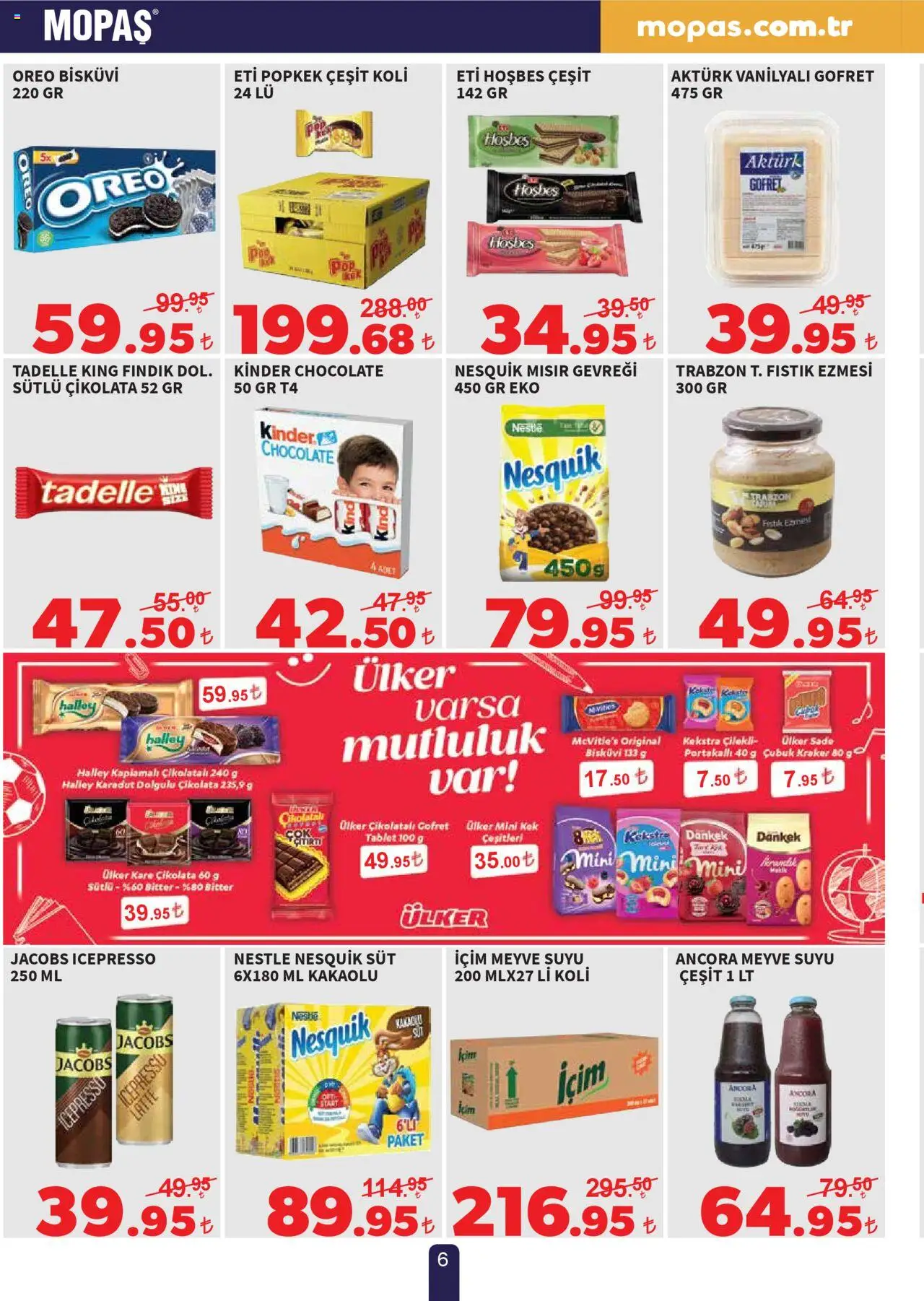 Mopaş Katalog - 04.09.2025 tarihinden itibaren geçerlidir | Sayfa: 6 | Ürünler: Fıstık, Mısır gevreği, Mısır, Bisküvi
