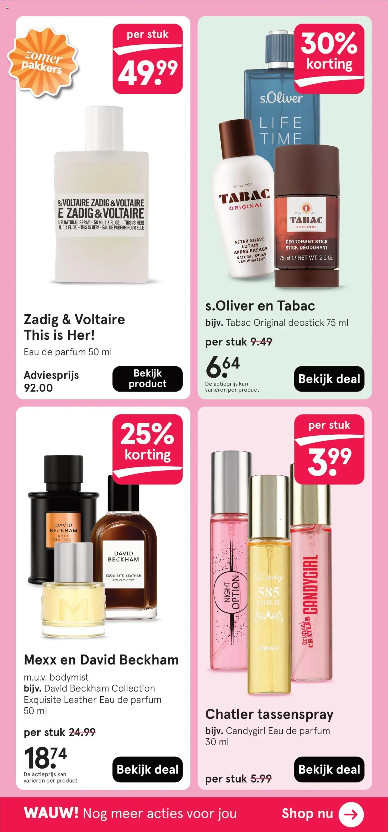  | Pagina: 50 | Producten: Deodorant, Kan, Parfum