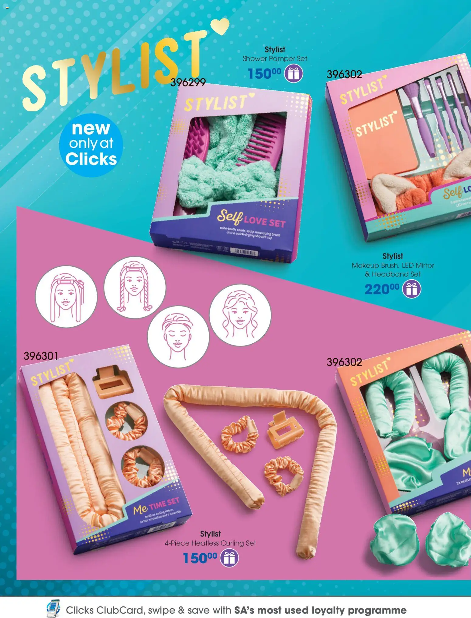 New Clicks catalogue – valid from 28.10.2025 | Page: 30 | Products: Headband, Shower, Mirror, Brush