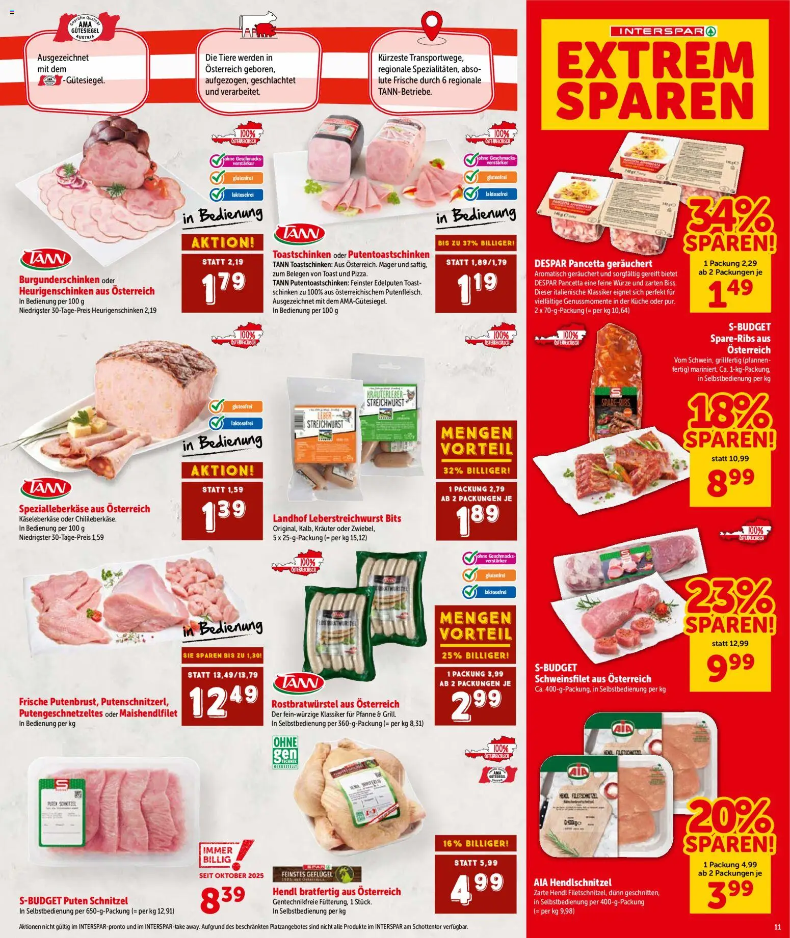 Interspar Flugblatt - Kärnten gültig ab 29.01.2026 | Seite: 12 | Produkte: Schinken