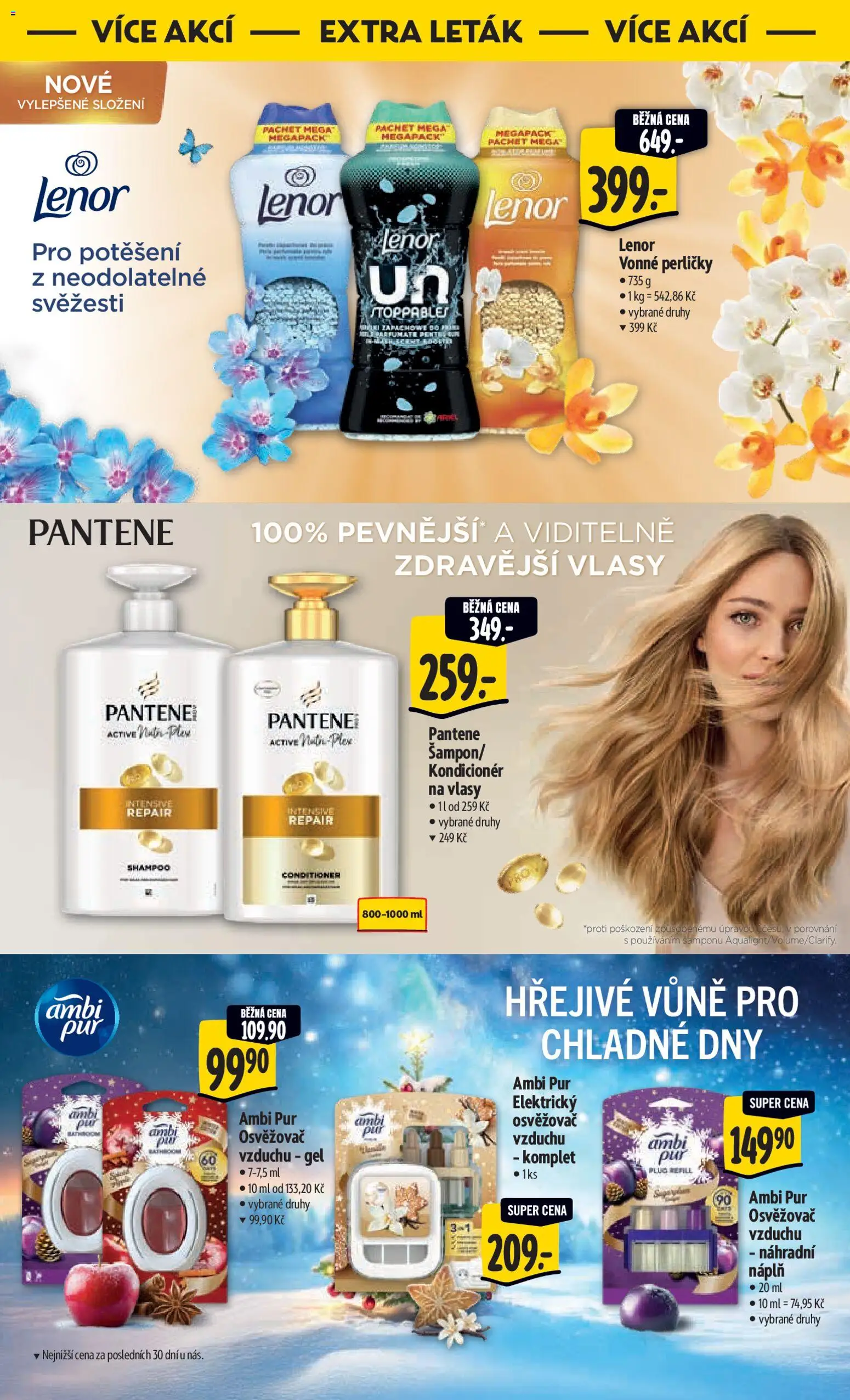 Albert leták - Hypermarket od 27.12.2025 | Strana: 49 | Produkty: Lenor, Osvěžovač vzduchu, Kondicionér
