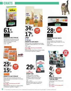 Brico E.Leclerc - Prévisualisation de Brico E.Leclerc - Trafic animalerie valide à partir de 02.12.2025 | Page: 6 | Produits: Base, Litière, Croquettes chat, Céréales