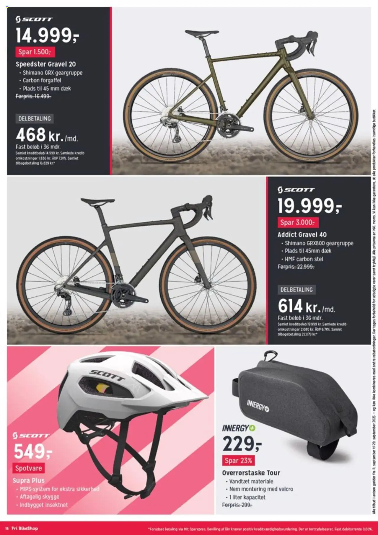 Fri BikeShop tilbudsavis – gyldig fra 11.09.2025 | Side: 18