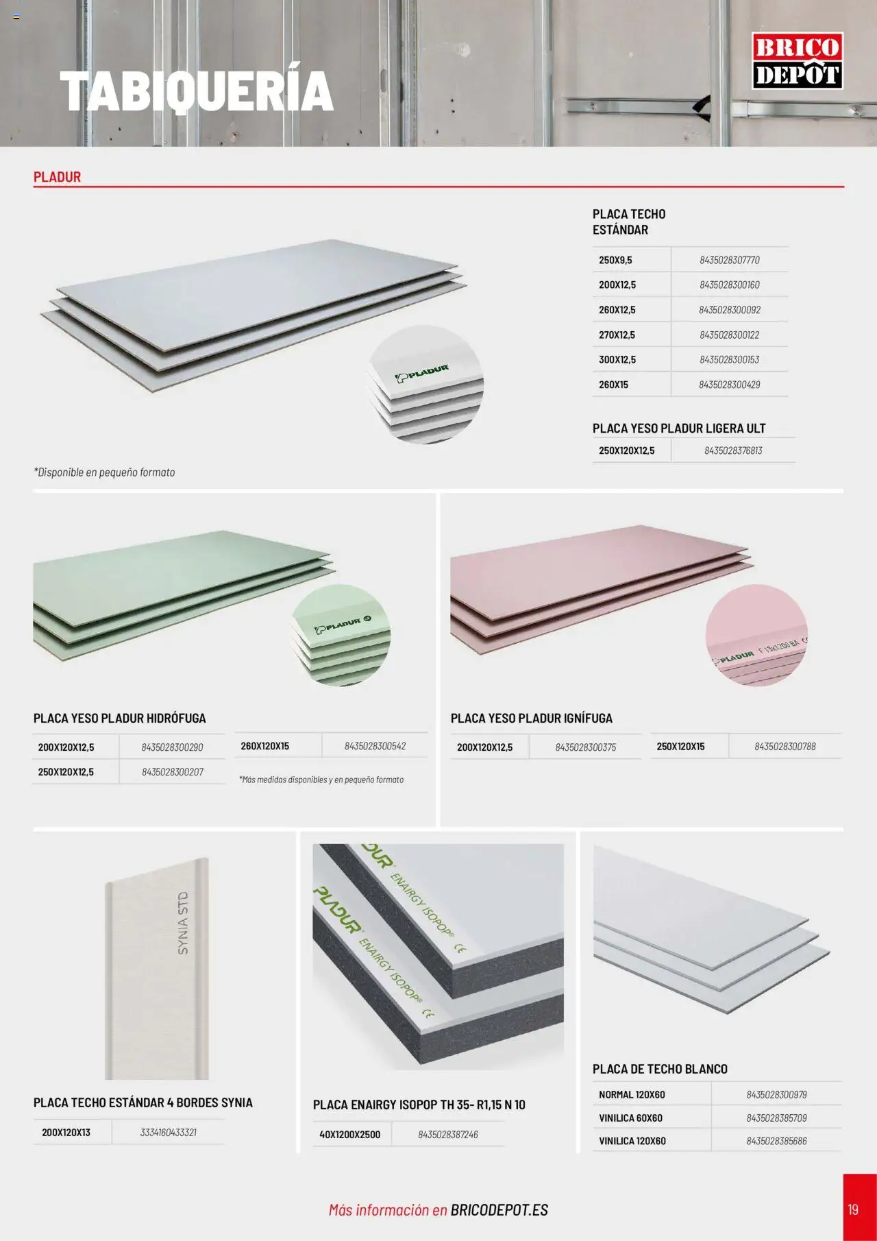Brico Depôt Catálogo Construcción │ válido desde el 01.04.2025 | Página: 19