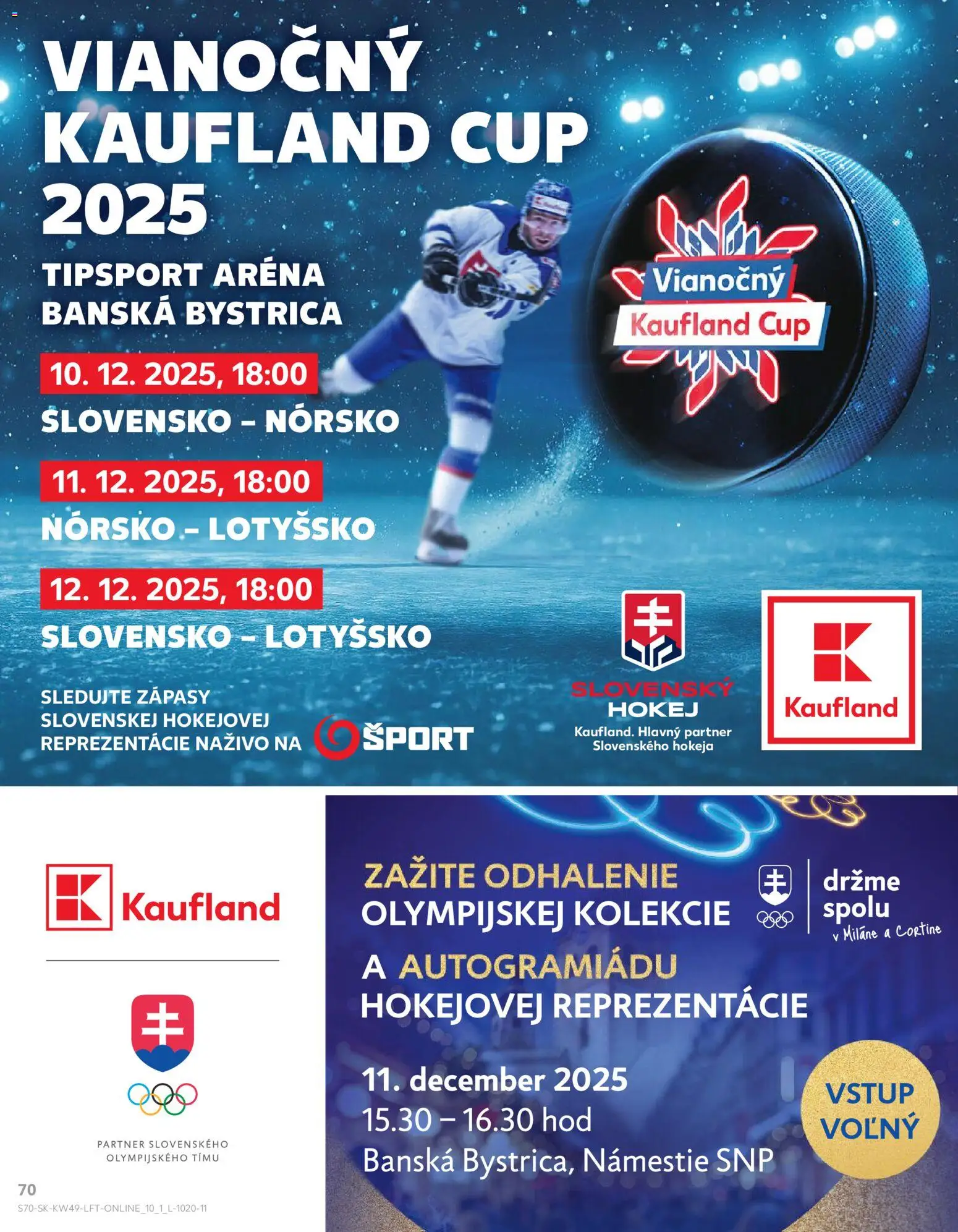 Nové Kaufland akcie – leták je platný od 04.12.2025 | Strana: 70