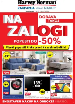 Harvey Norman katalog akcije – veljaven od 25.02.2026