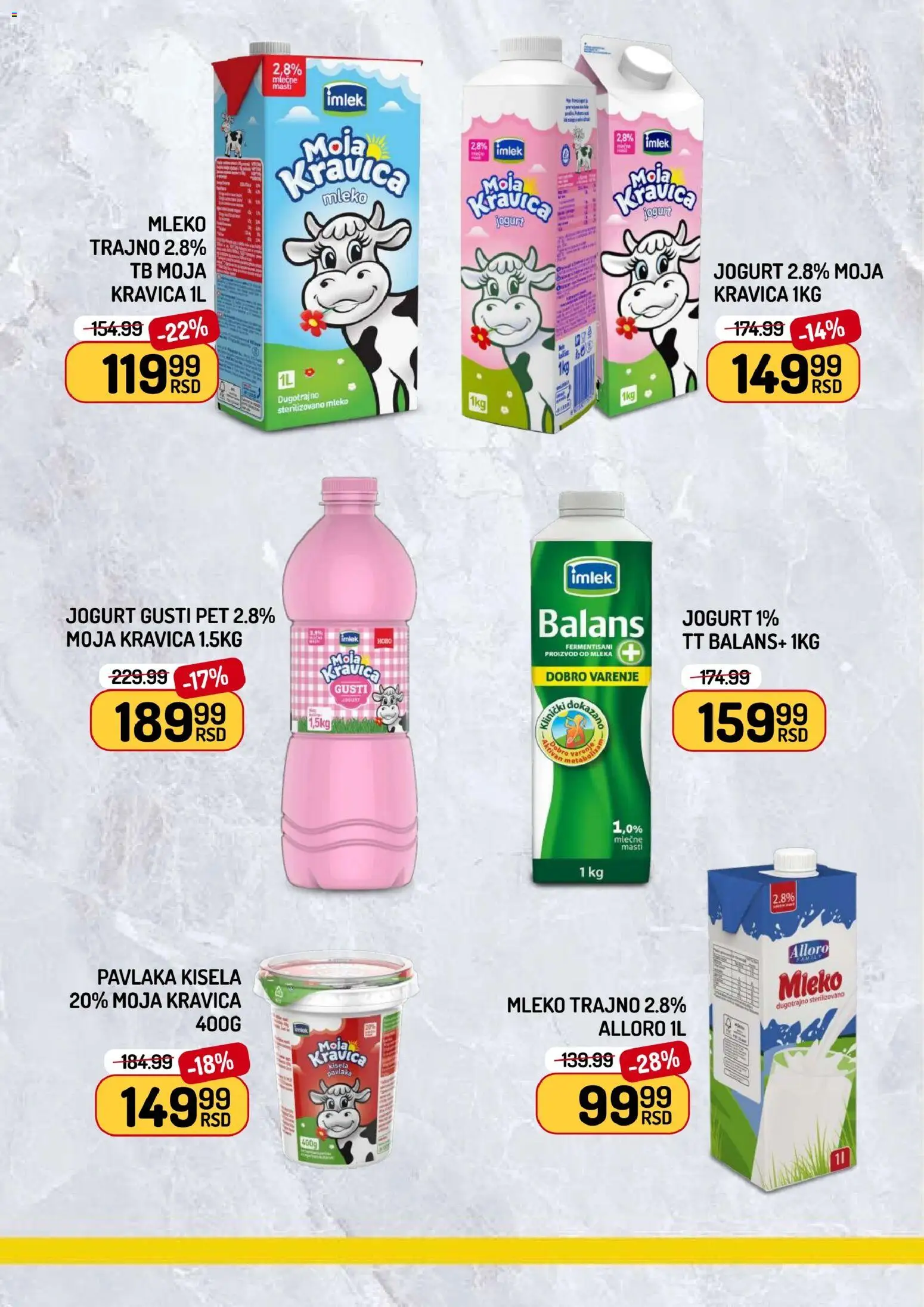 Aman katalog - važi od 06.03.2026 | Strana: 8 | Proizvode: Moja kravica, Mleko, Jogurt, Pavlaka