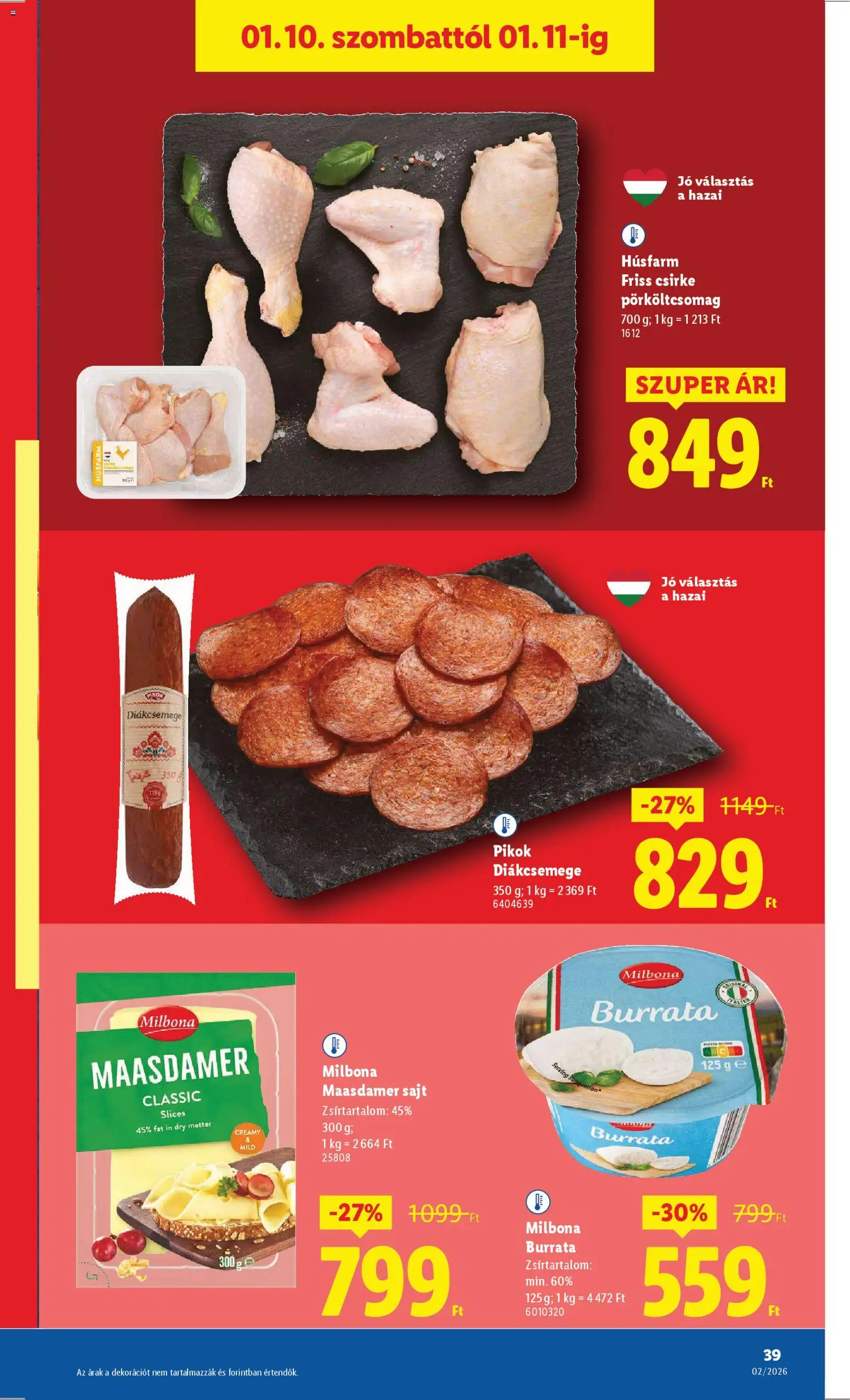 Lidl akciós ujság - amely érvényes a következő dátumtól: 08.01.2026 | Oldal: 39