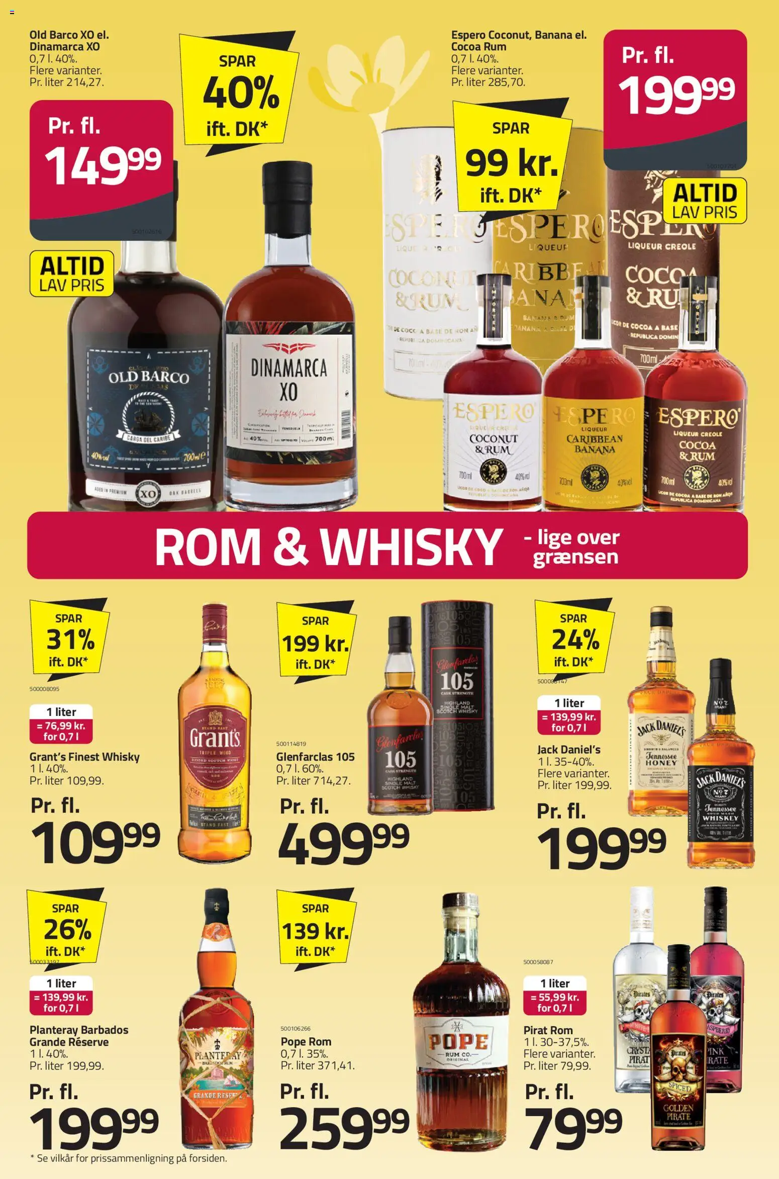 Fleggaard tilbudsavis – gyldig fra 29.04.2026 | Side: 40 | Produkter: Whisky, Rom