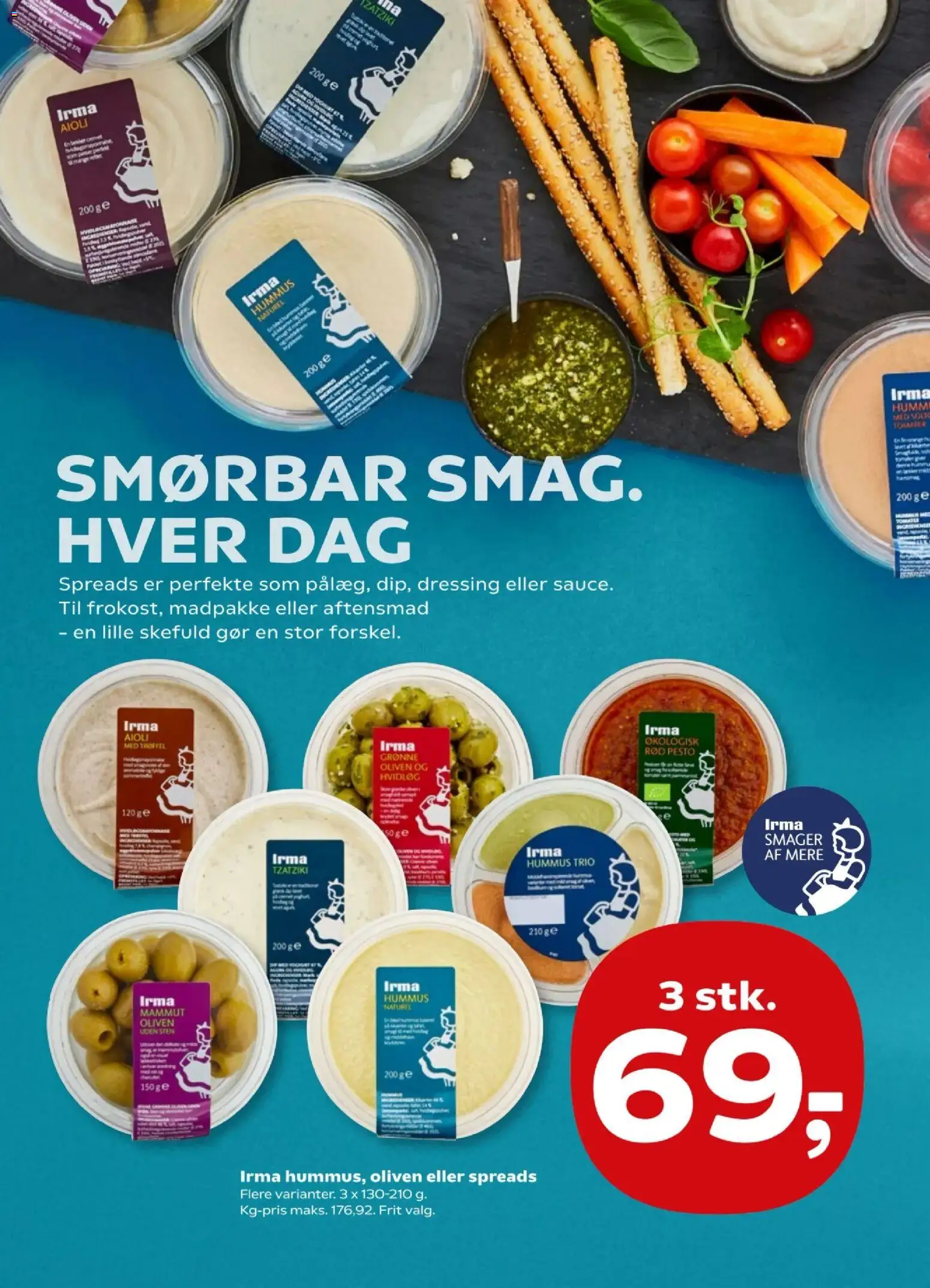 Kvickly tilbudsavis – gyldig fra 07.11.2025 | Side: 21 | Produkter: Dressing, Tzatziki, Pesto, Oliven