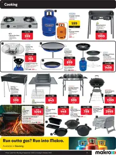 New Makro catalogue – valid from 08.09.2025 | Page: 7 | Products: Stove, Grill, Kettle, Gas stove