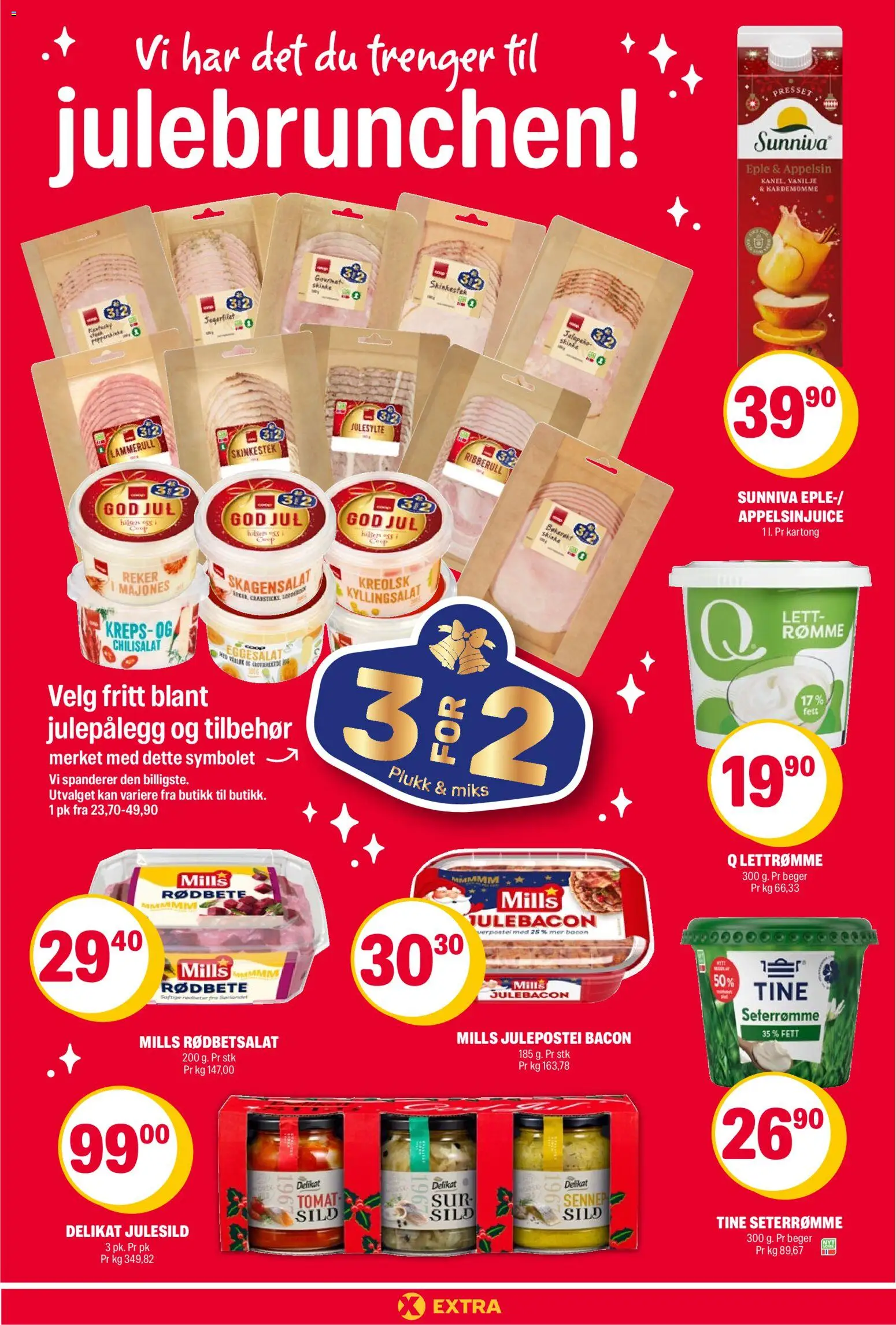 {H1} | Side: 18 | Produkter: Skinke, Rømme, Reker, Форель