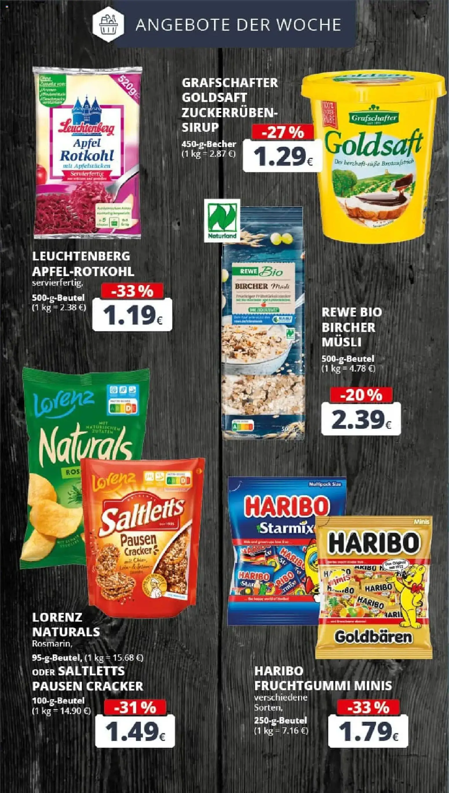 Rewe prospekt Bergheim	 – gültig ab 26.01.2026 | Seite: 6 | Produkte: Haribo, Rotkohl, Äpfel, Sirup
