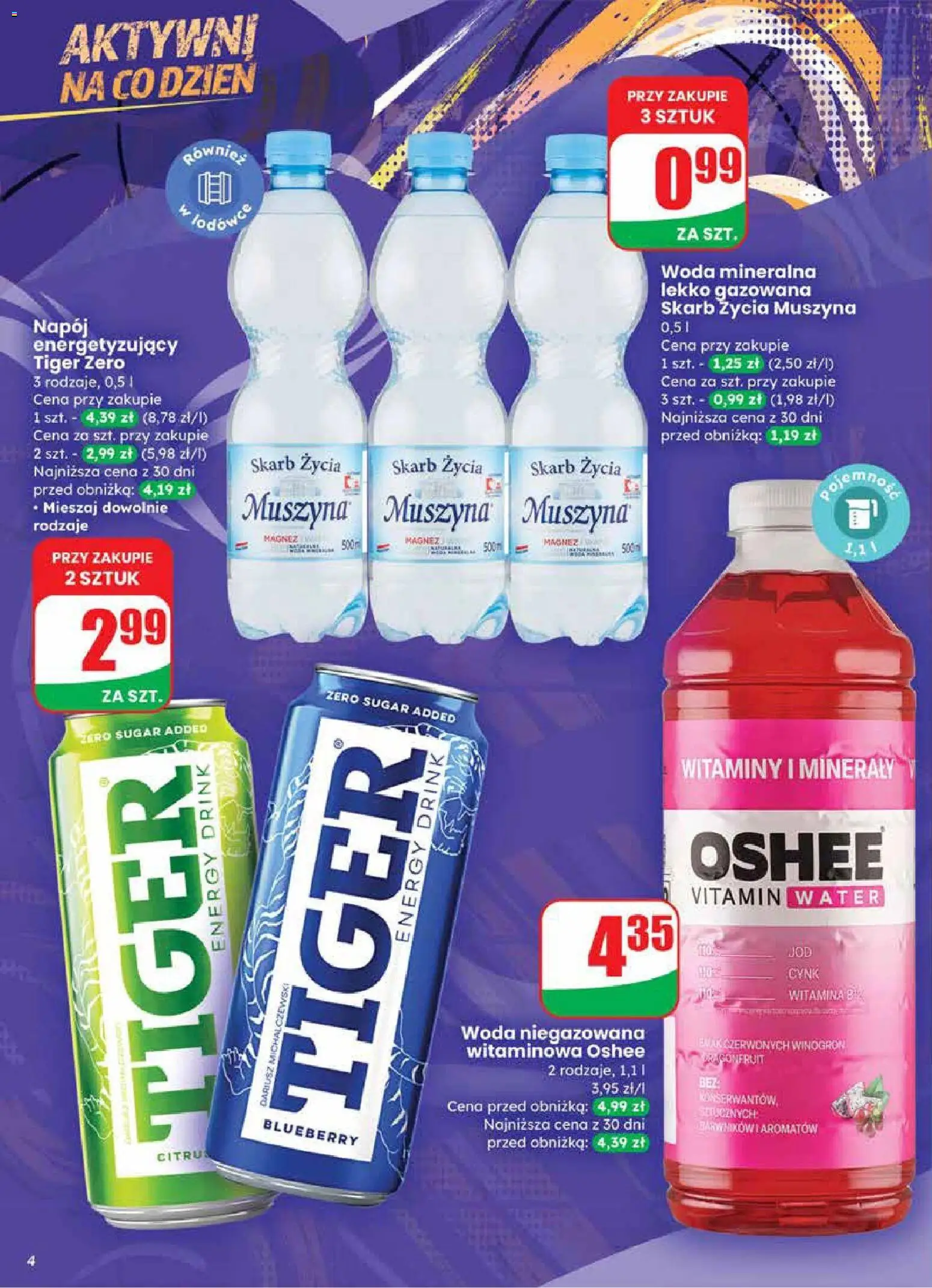 Dino Gazetka od 18.02.2026 | Strona: 4 | Produkty: Woda niegazowana, Woda
