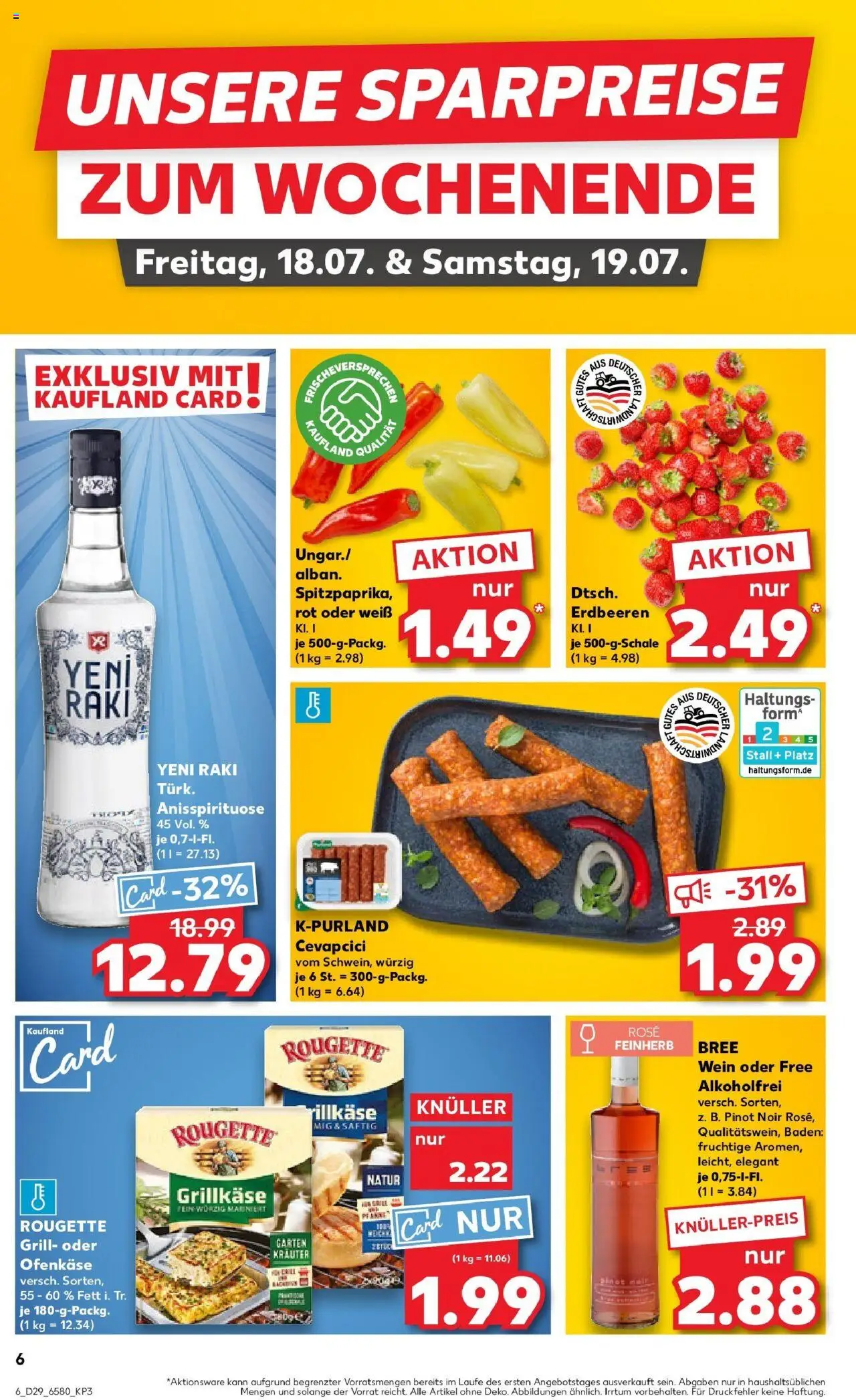 Kaufland prospekt Hamburg	 - gültig ab dem 21.07.2025 | Seite: 19 | Produkte: Grill, Cevapcici, Wein, Erdbeeren