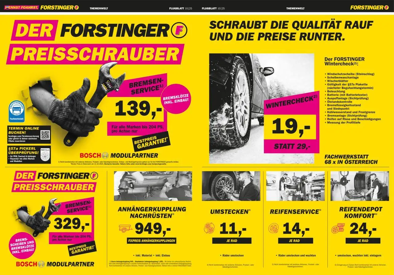 Forstinger Flugblatt gültig ab 22.10.2025 | Seite: 3 | Produkte: Batterie