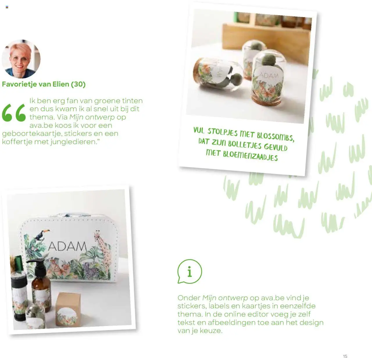  | Pagina: 15 | Producten: Bolletjes, Stickers