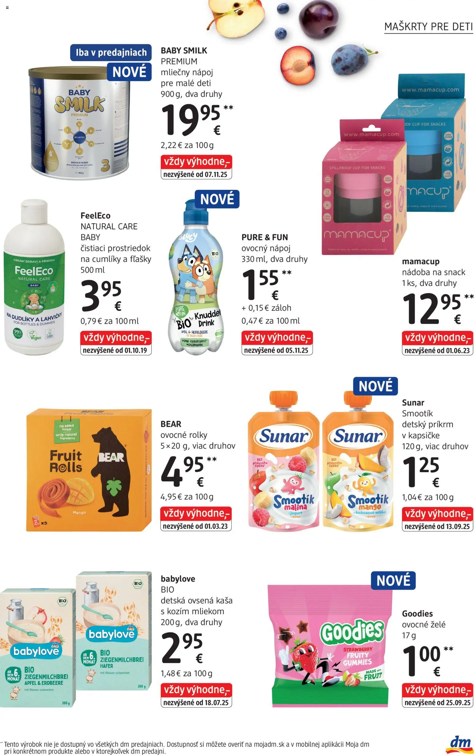 Nové dm drogerie akcie – leták je platný od 01.12.2025 | Strana: 23