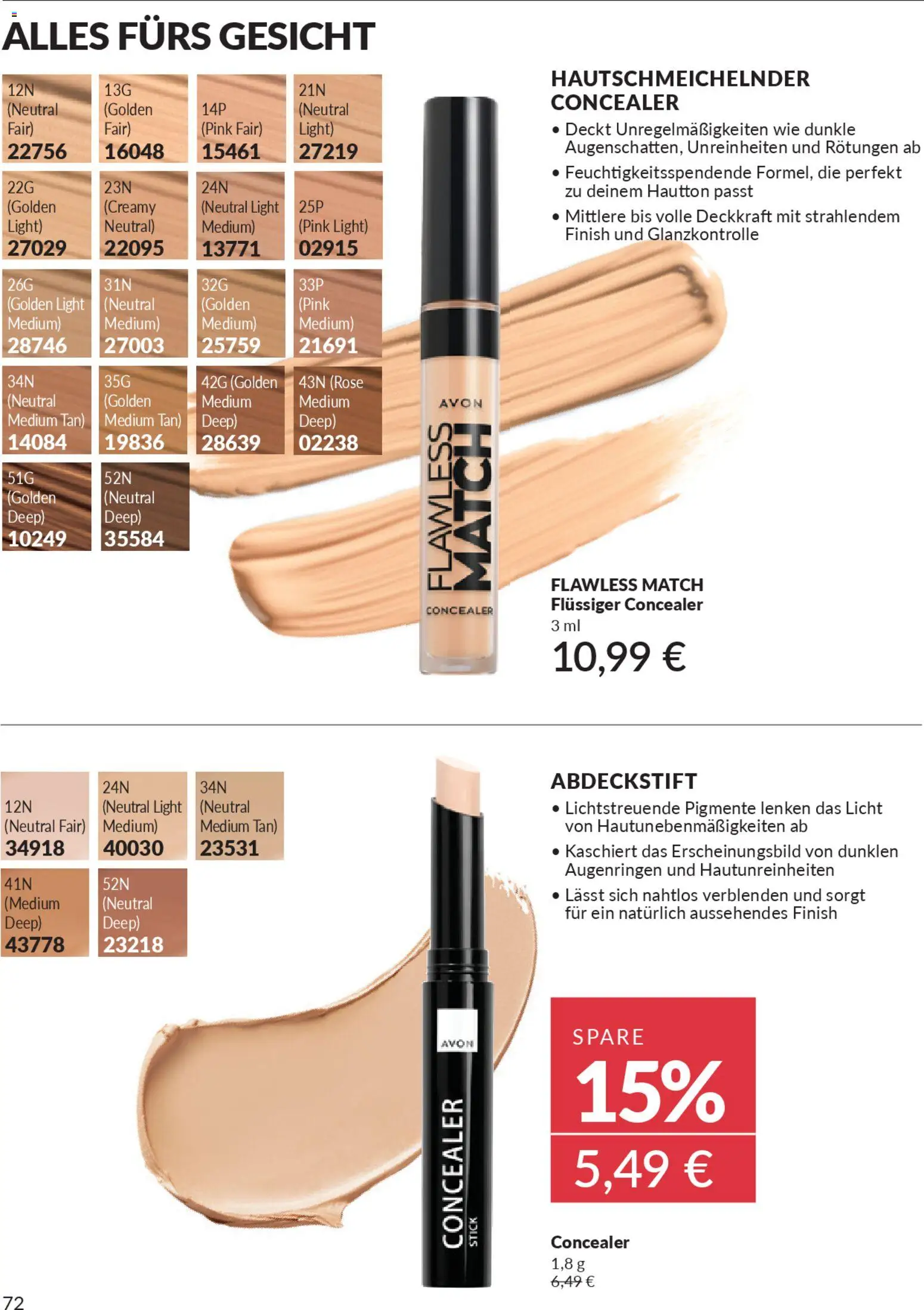 Avon - Black Friday – gültig ab 01.11.2025 | Seite: 74 | Produkte: Concealer, Finish