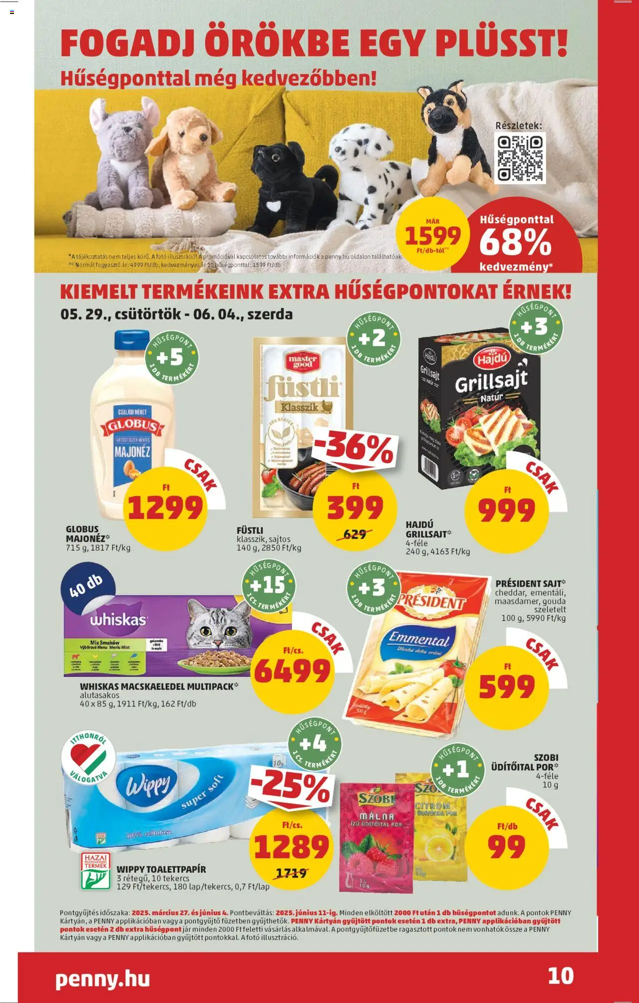 PENNY akciós ujság - amely érvényes a következő dátumtól: 29.05.2025 | Oldal: 14 | Termékek: Málna, Macskaeledel, Whiskas, Gouda