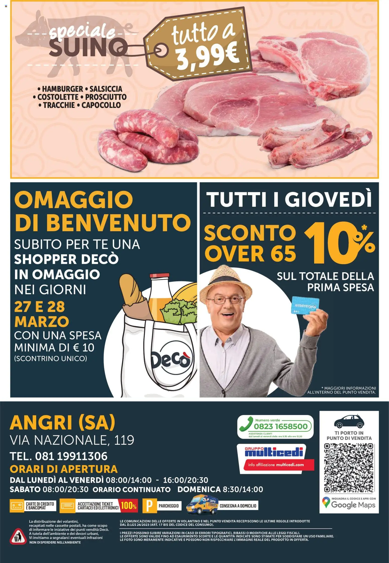 Volantino Decò del 27.03.2026 | Pagina: 28 | Prodotti: Tè, Suino, Prosciutto
