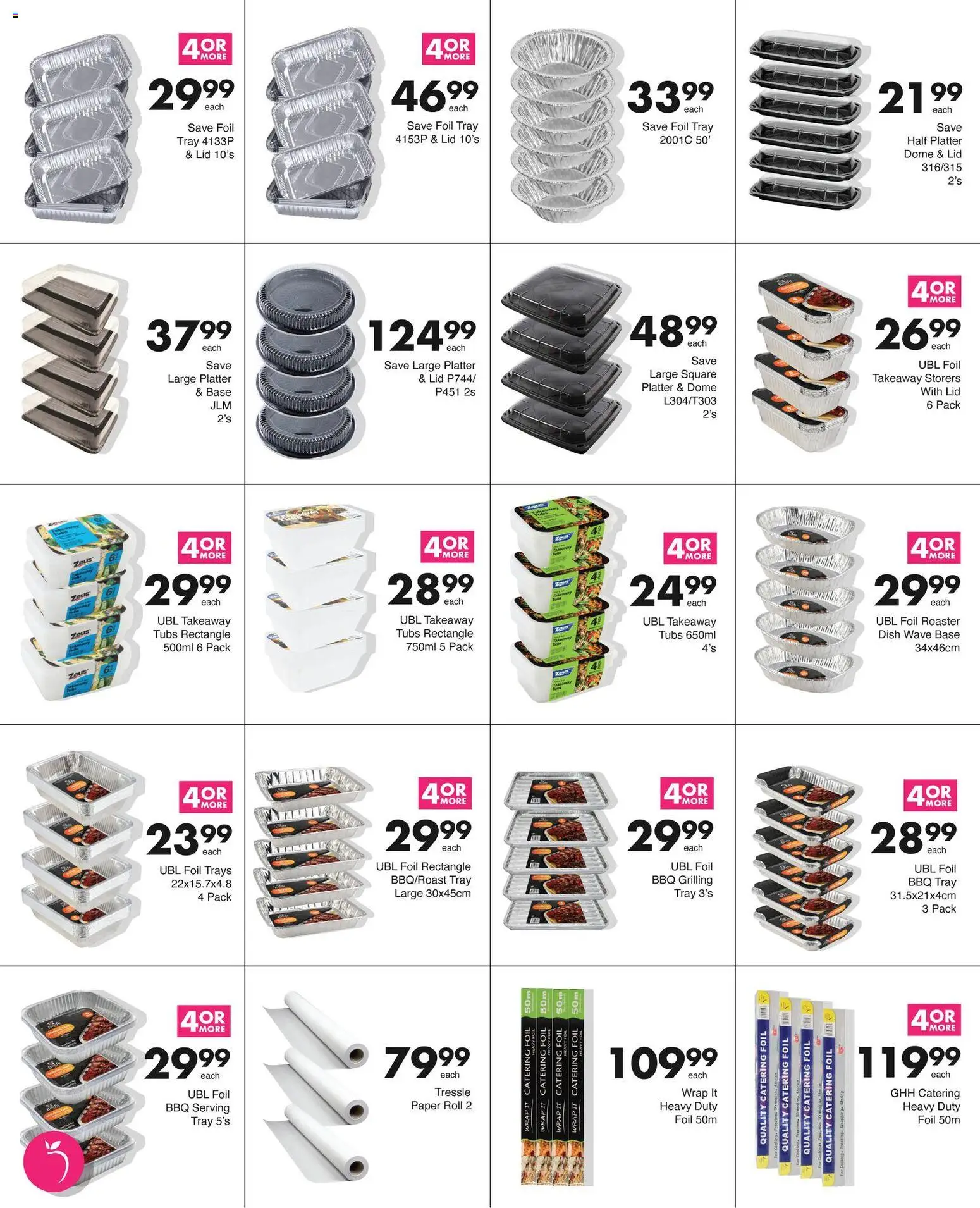 New Save catalogue – valid from 27.10.2025 | Page: 22 | Products: Tray, Platter, Paper