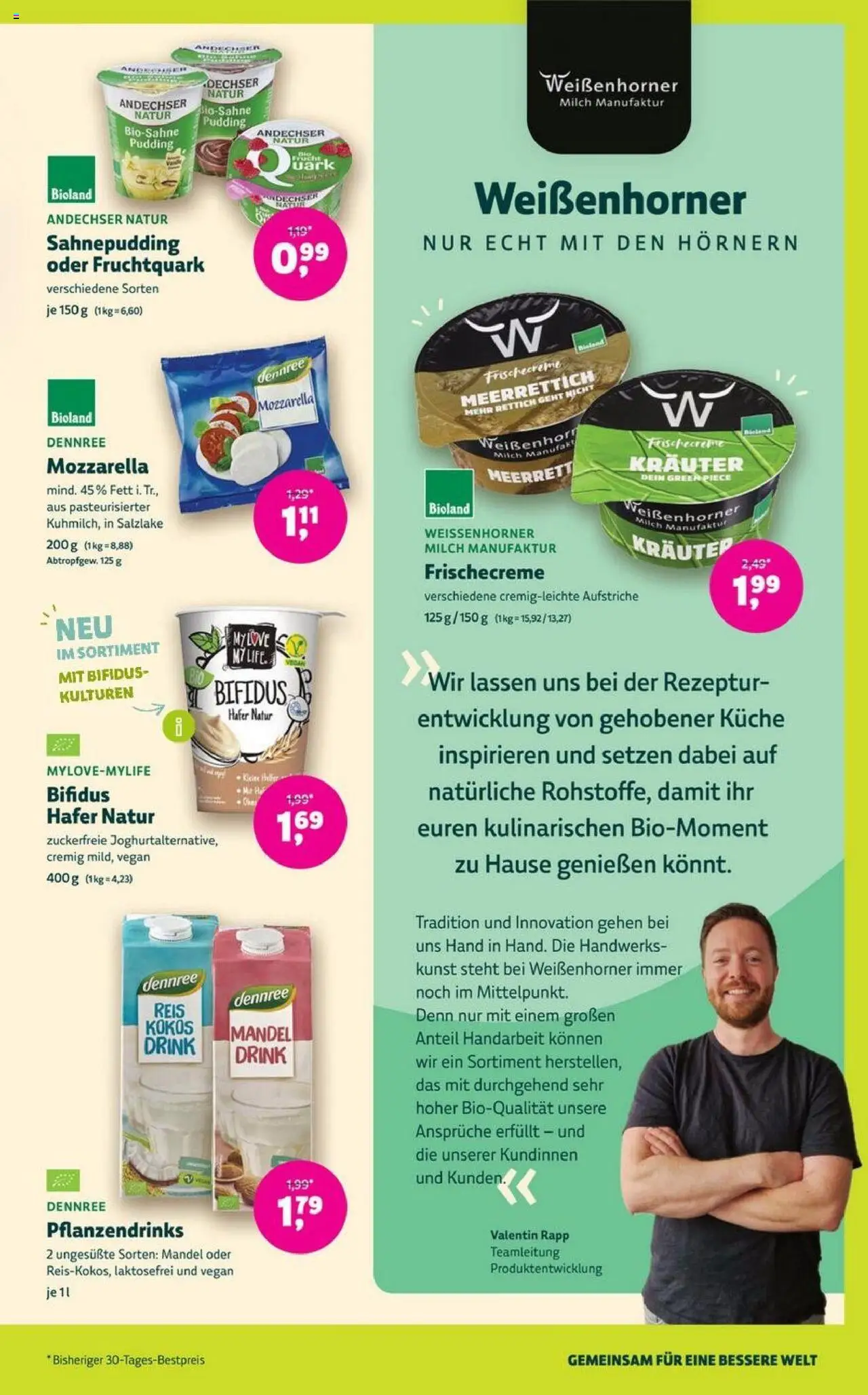 Denns BioMarkt Angebote – gültig ab 22.10.2025 | Seite: 3 | Produkte: Milch, Mozzarella, Küche, Reis