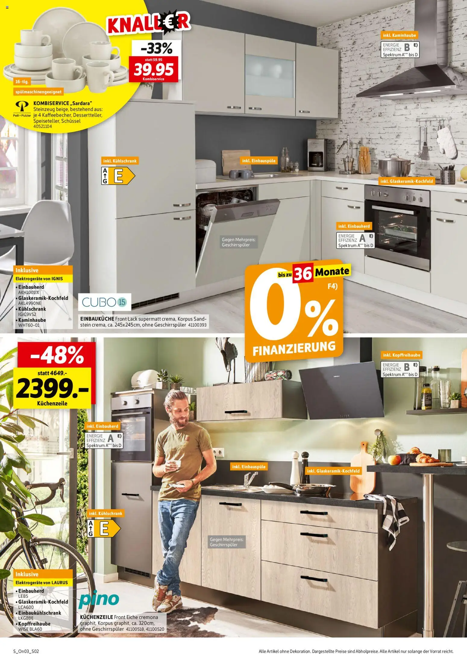 Sconto Prospekt 	 – gültig ab 18.03.2026 | Seite: 2 | Produkte: Geschirrspüler, Einbauküche, Küchenzeile, Kühlschrank