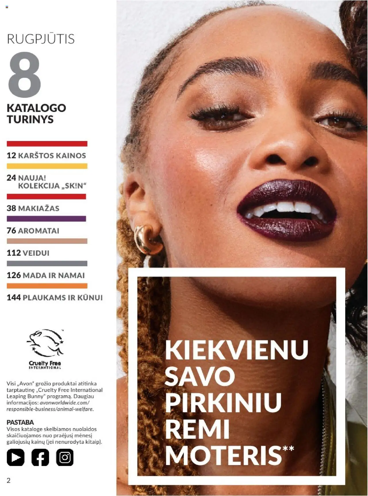 AVON - Leidinys│galioja nuo 01.08.2025 | Puslapis: 2 | Prekių: Makiažas