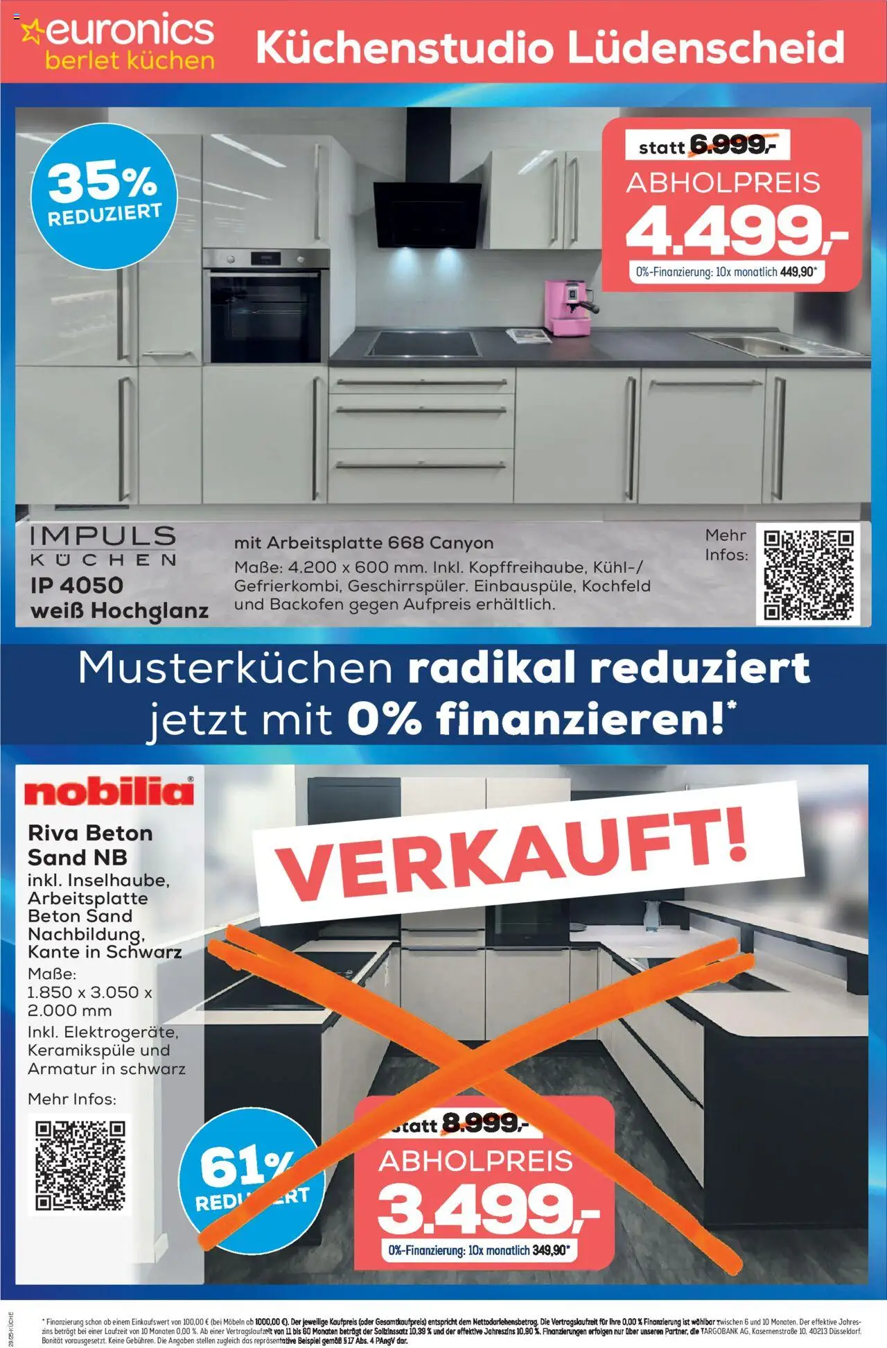 Euronics  Küchenwerbung Berlet - gültig ab dem 14.07.2025 | Seite: 14 | Produkte: Kochfeld, Armatur, Backofen, Kuchen