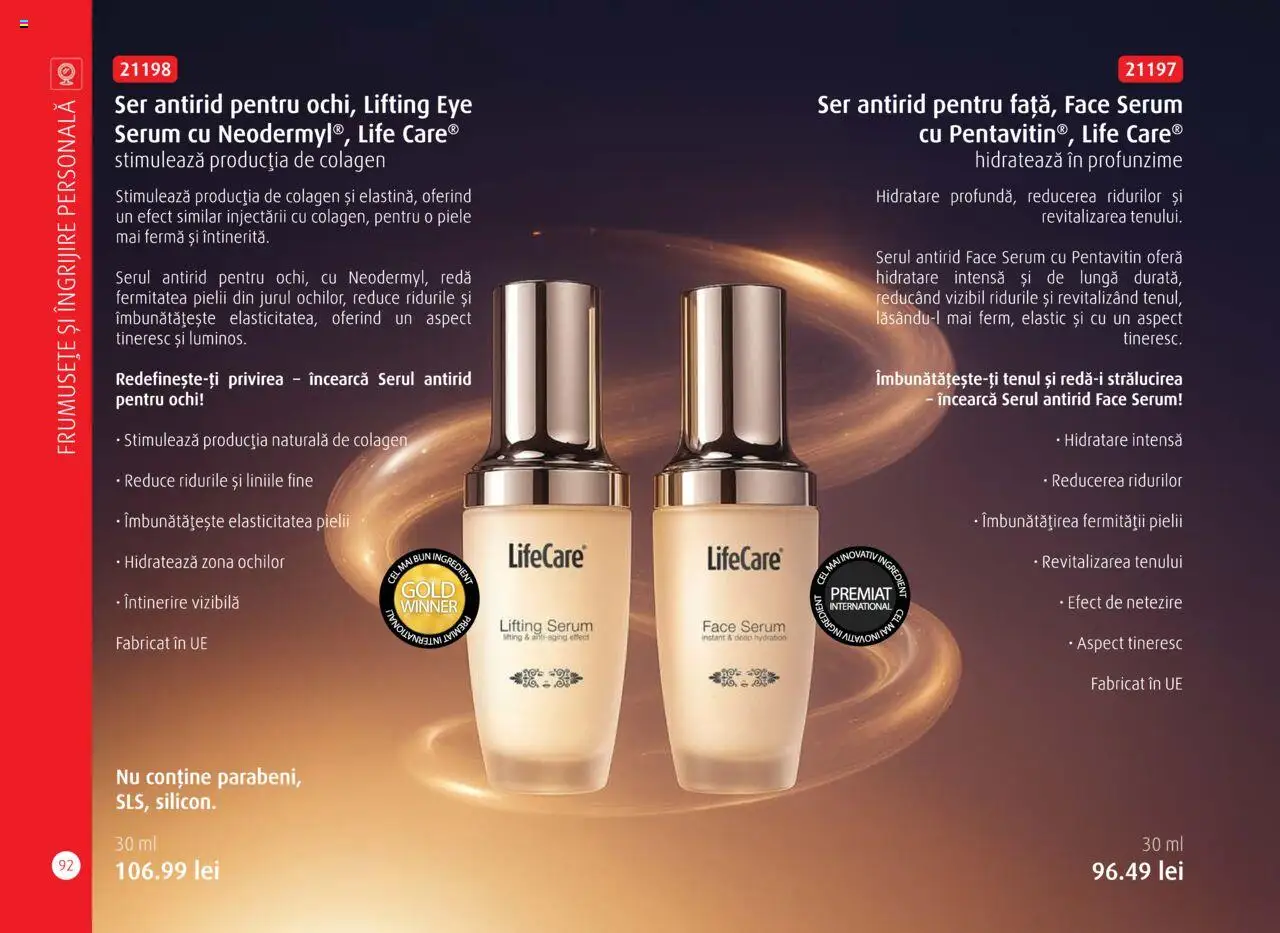 Noul catalog Life Care – valabil de la 01.10.2025 | Pagină: 94 | Produse: Serum