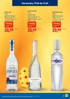 Pogląd oferty "Lidl Katalog alkoholi mocnych i win" - ważna od 17.03.2026 | Strona: 22 | Produkty: Wódka Stock, Vodka, Wódka