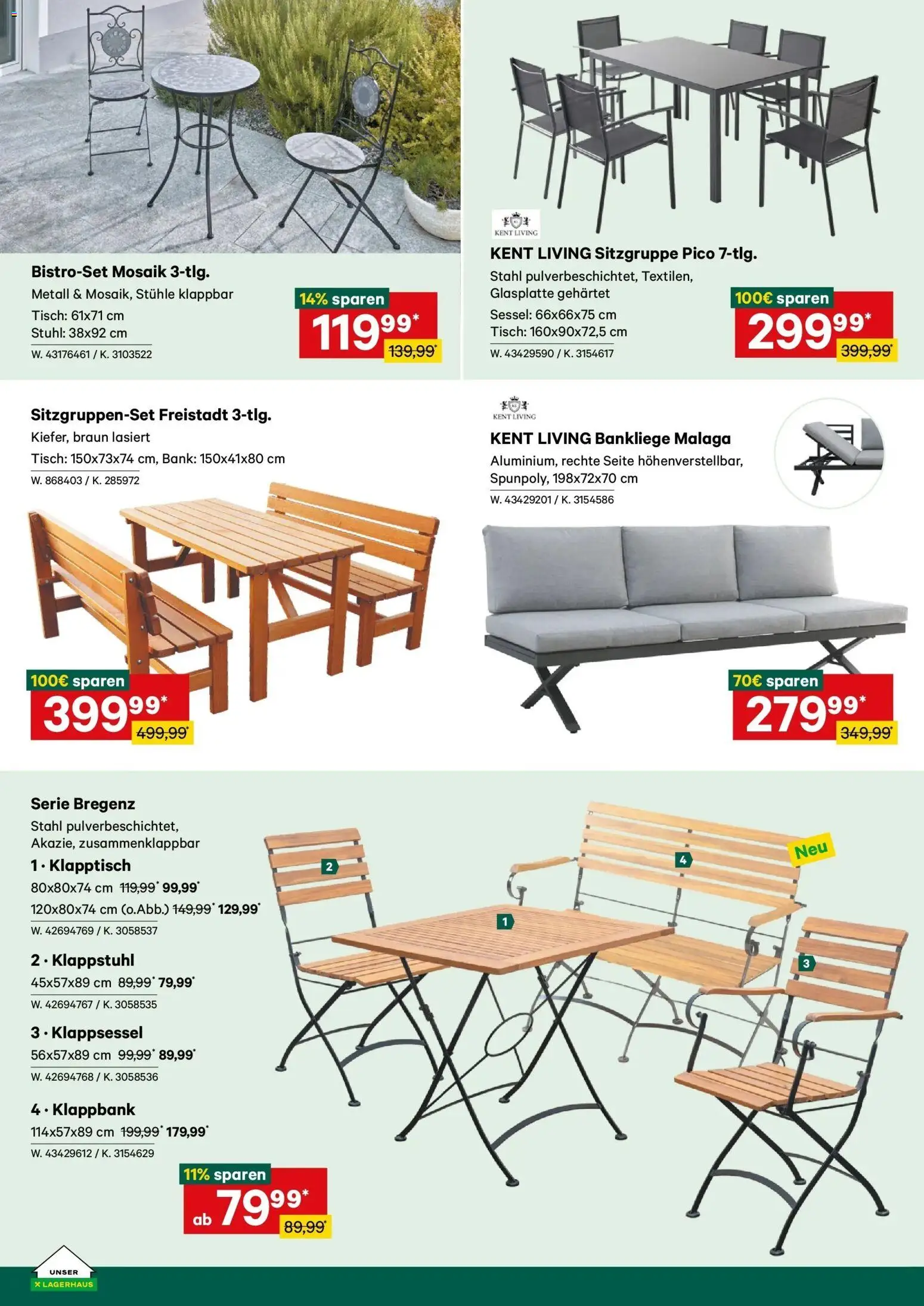 Lagerhaus - Wochen Angebote gültig ab 29.03.2026 | Seite: 4 | Produkte: Sessel, Tisch, Stuhl