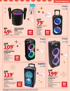 Auchan - Idées cadeaux High Tech - Voorbeeld van een folder van Auchan, geldig van 02.12.2025 | Pagina: 15 | Producten: Mp3, Usb, La, Bluetooth