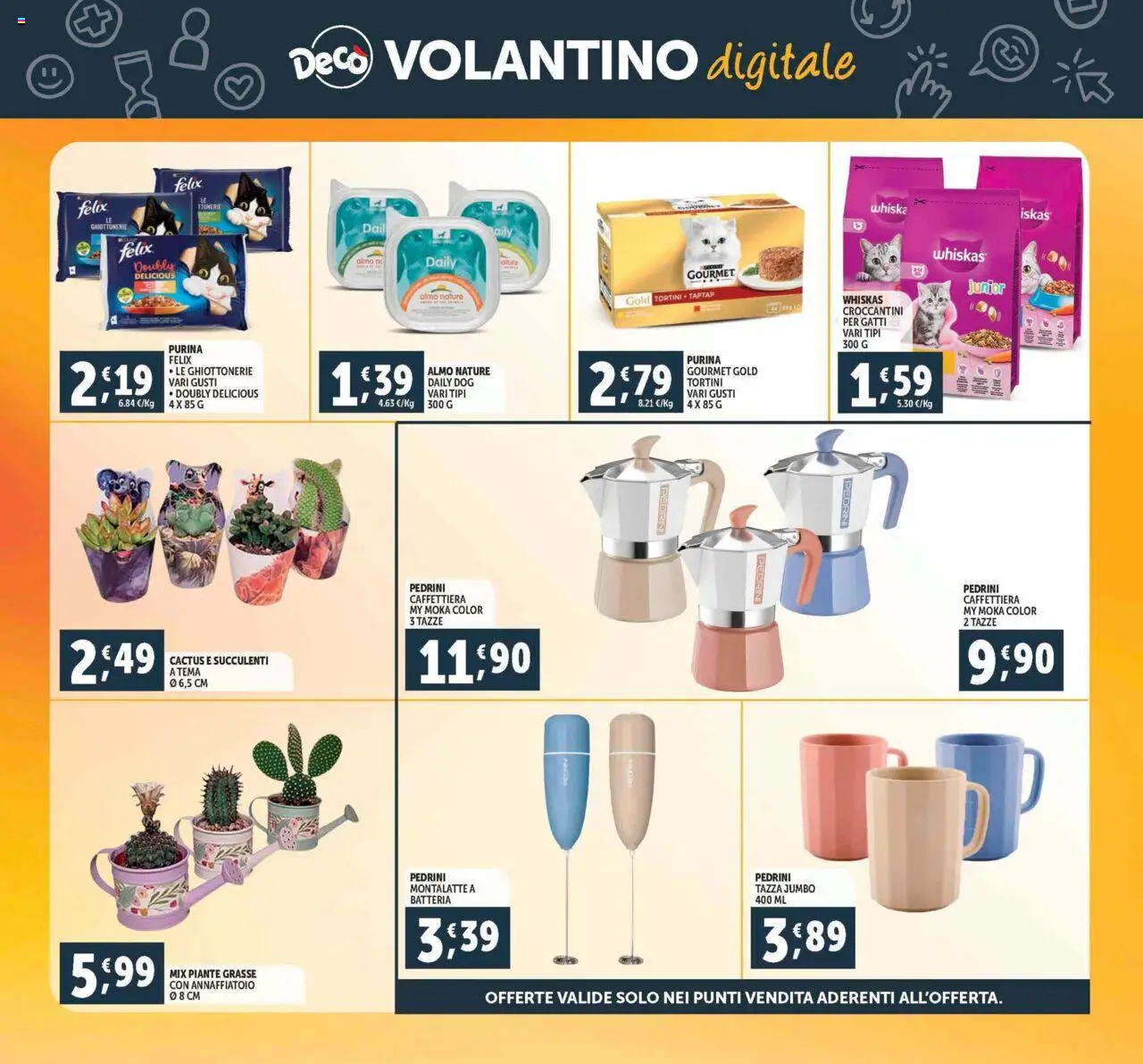 Volantino Decò del 12.09.2025 | Pagina: 33 | Prodotti: Annaffiatoio, Caffettiera, Cactus, Batteria